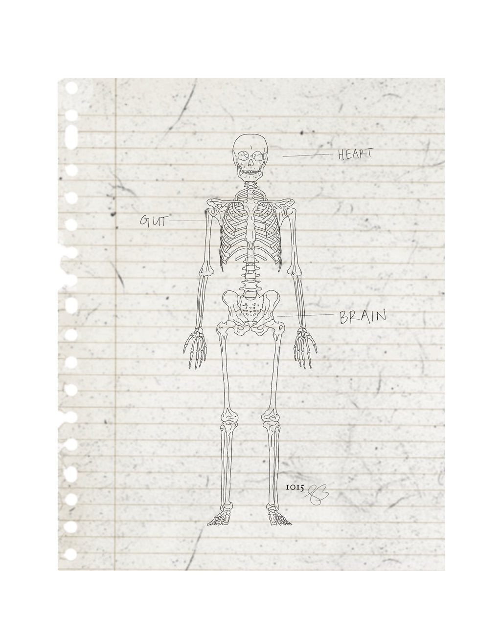#1015 Head & Heart Fine Art Print